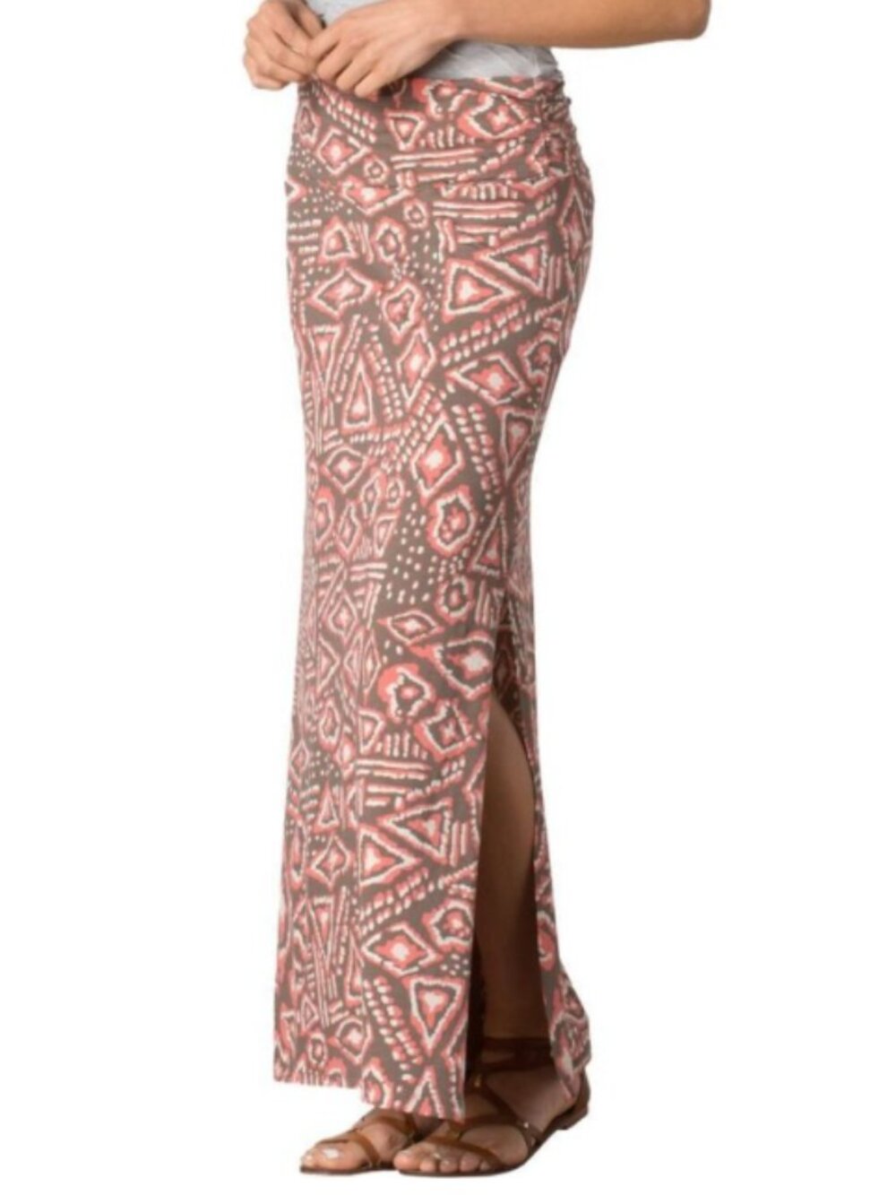 Toad & Co Montauket Long Skirt, Maxi, Pull-On Elastic Waist - Womens Large